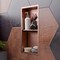 Alfi Brand 12" x 24" Brushed Copper PVD Stainless Steel Double Shelf Shower Niche ABNP1224-BC - alternate 5